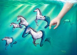 seahorses